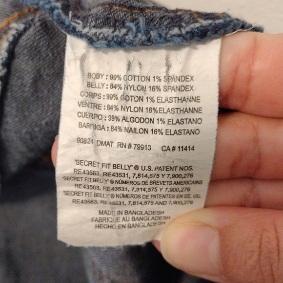 Indigo Blue - Secret Fit Belly Skinny Jeans - Picture 9 of 10